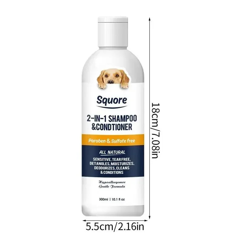 Shampoo e condicionador, 2 em 1